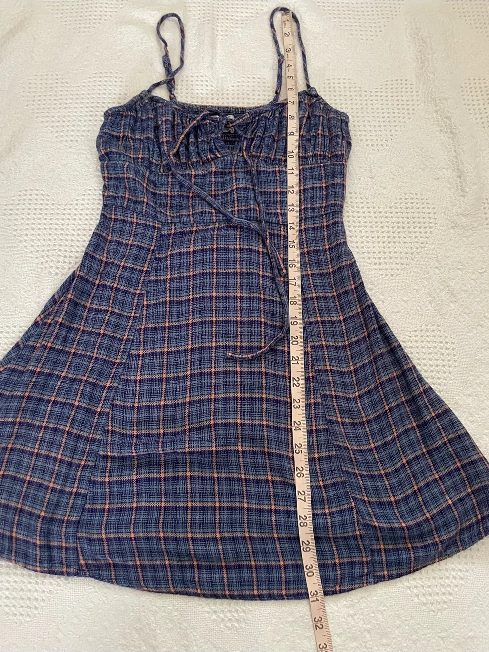 Urban Outfitters Plaid Summer Dress Size Small